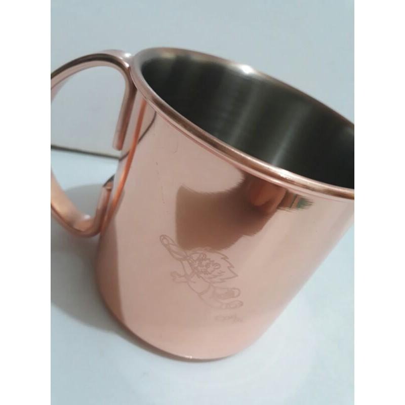 仕高利達統一獅玫瑰金鋼杯-細節圖4