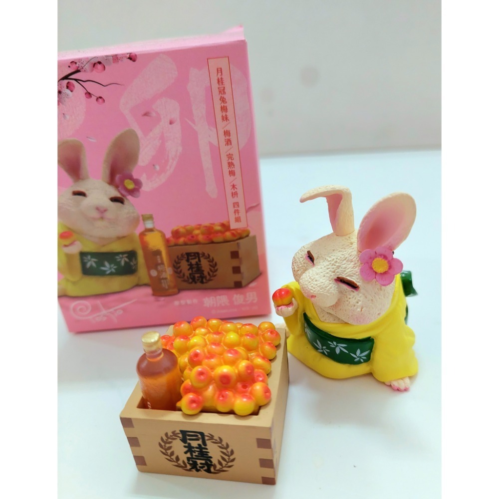 朝隈俊男x月桂冠聯名公仔兔梅妹（全新品）-細節圖2