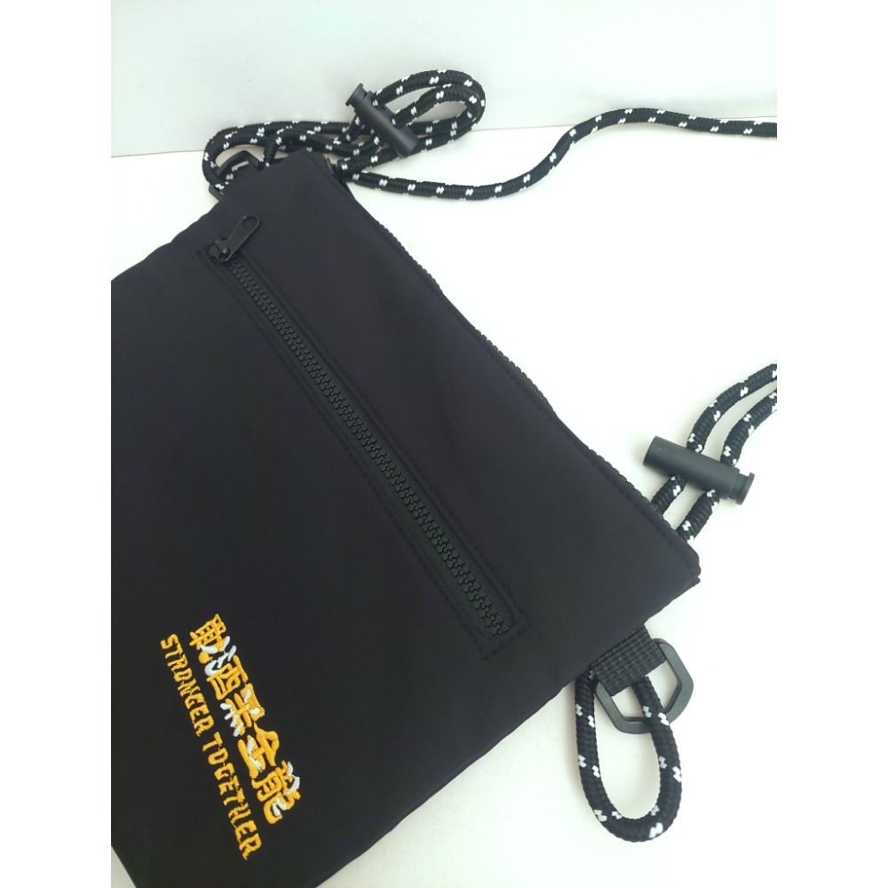 戰酒隨身包斜背包酷黑款-細節圖2