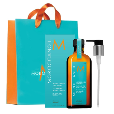 MOROCCANOIL 摩洛哥優油 含壓頭+紙袋 100ml/200ml 免沖護髮 (有中標)0932批發