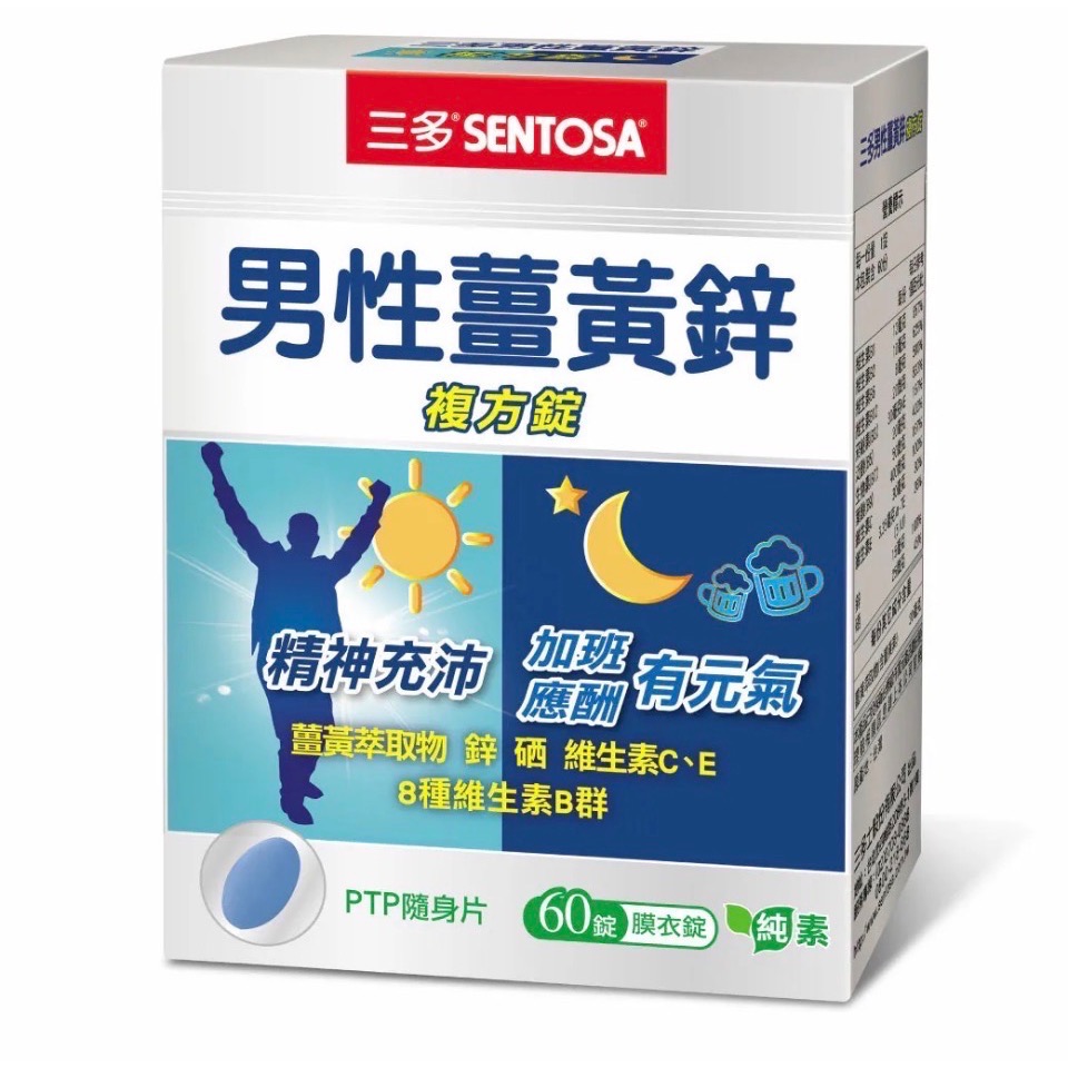 男性薑黃鋅