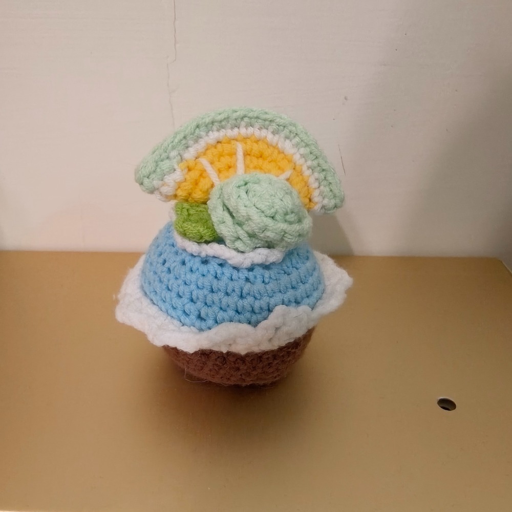 手作鉤織品-檸檬薄荷蛋糕-細節圖3