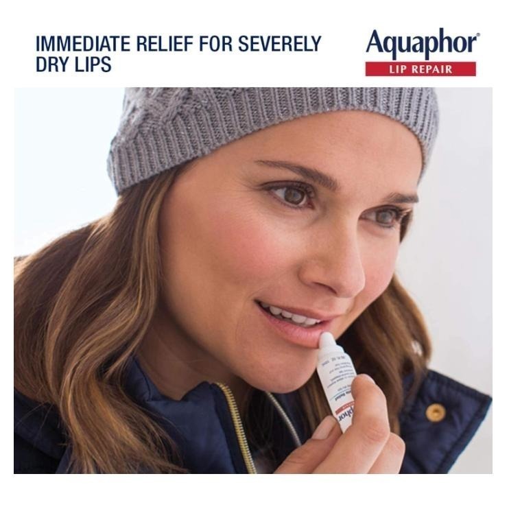 女人香氛✈ 美國皮膚醫生推薦 Aquaphor 高效修護 保濕護唇膏 潤唇膏 lip repair 護唇膏-細節圖4
