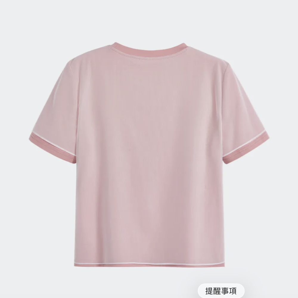 KUOSE立體花朵圓領T卹-細節圖5