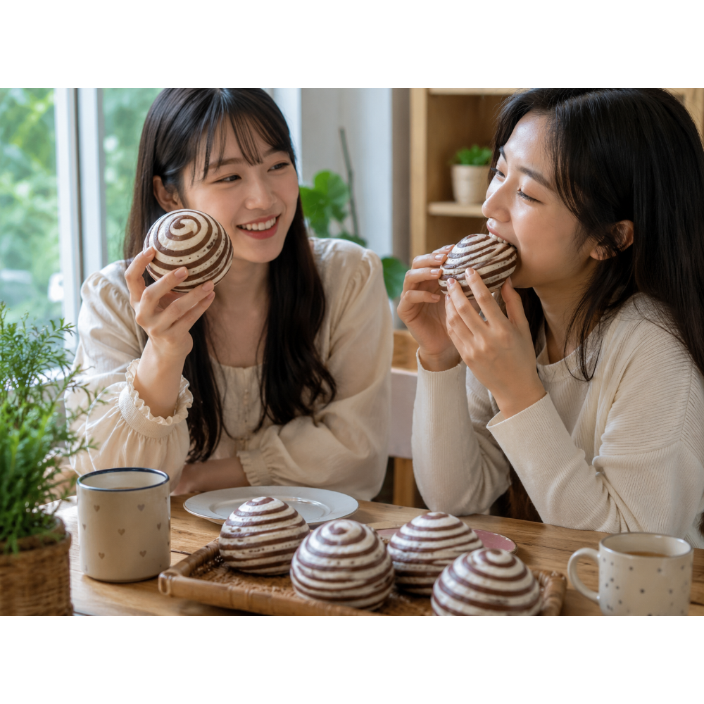 囍羊羊牧場｜ 可可羊奶饅頭（7入）-細節圖2