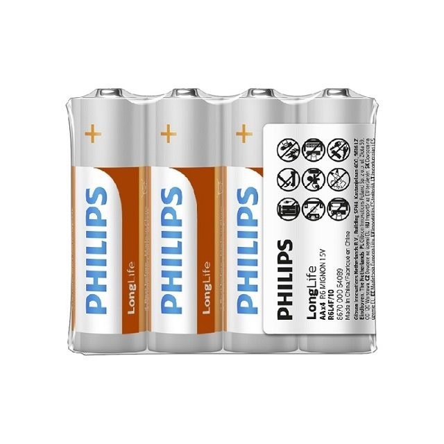 電池 乾電池 飛利浦 碳鋅電池 PHILIPS 三號電池 四號電池 3號(AA) 4號(AAA)-規格圖6
