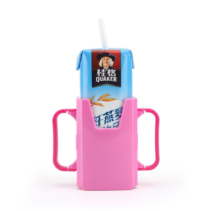 【苗栗現貨&含發票】 兒童杯架 鋁箔包杯架 防擠壓 防潑灑 輔助杯架 防擠壓杯架 牛奶杯架 飲料杯架 折疊杯架 防灑杯架-規格圖9