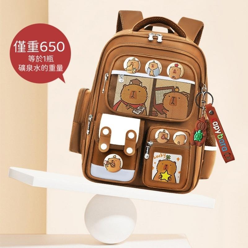 【苗栗現貨&含發票】 書包 兒童書包 書包小學生 小學生書包 書包 防潑水大容量│分層收納│舒適減壓│小學生書包推薦-細節圖7