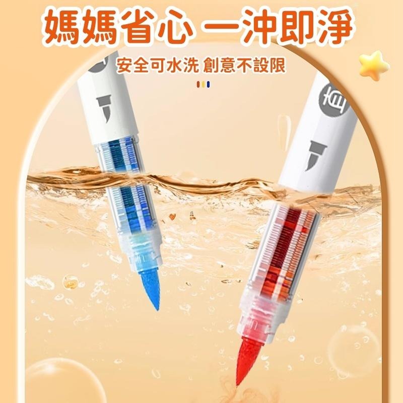 【苗栗現貨&含發票】丙烯 丙烯筆 丙烯馬克筆 丙烯麥克筆 直液式 丙烯軟頭馬克筆組｜專業級配色｜黑卡紙專用｜學生美術繪圖-細節圖9