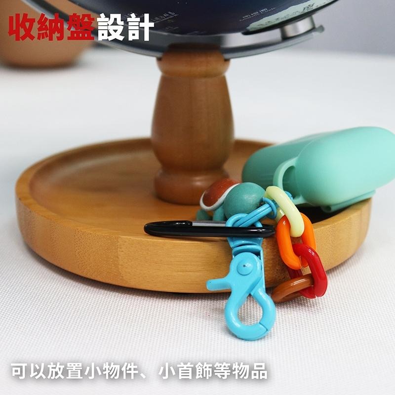 【苗栗現貨&含發票】 地球儀 AR地球儀 木質收納盤亮燈浮雕地球儀｜3D互動百科教具｜13大AR知識模組｜夜燈裝飾擺件-細節圖5