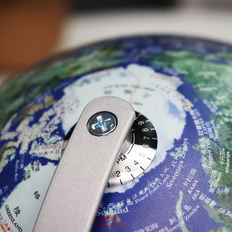 【苗栗現貨&含發票】 地球儀 AR地球儀 木質收納盤亮燈浮雕地球儀｜3D互動百科教具｜13大AR知識模組｜夜燈裝飾擺件-細節圖9