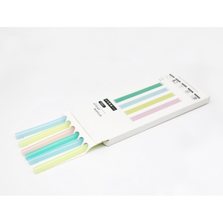 六隻純吸管盒裝(無帽蓋唷，顏色混色隨機)