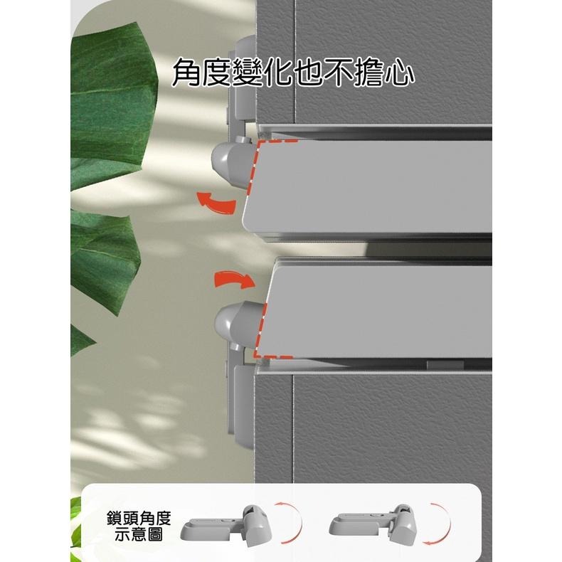 【苗栗現貨&含發票】 完美冰箱鎖 冰箱鎖 安全鎖 冰箱釦 冰箱釦環 冰箱安全鎖 冰箱門鎖-細節圖3