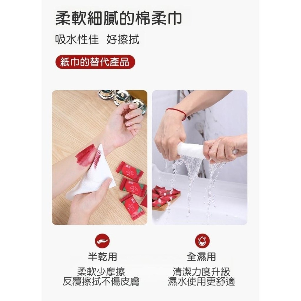 壓縮毛巾 壓縮紙巾 拋棄式洗臉巾 壓縮洗臉巾 拋棄式毛巾 一次性毛巾-細節圖6