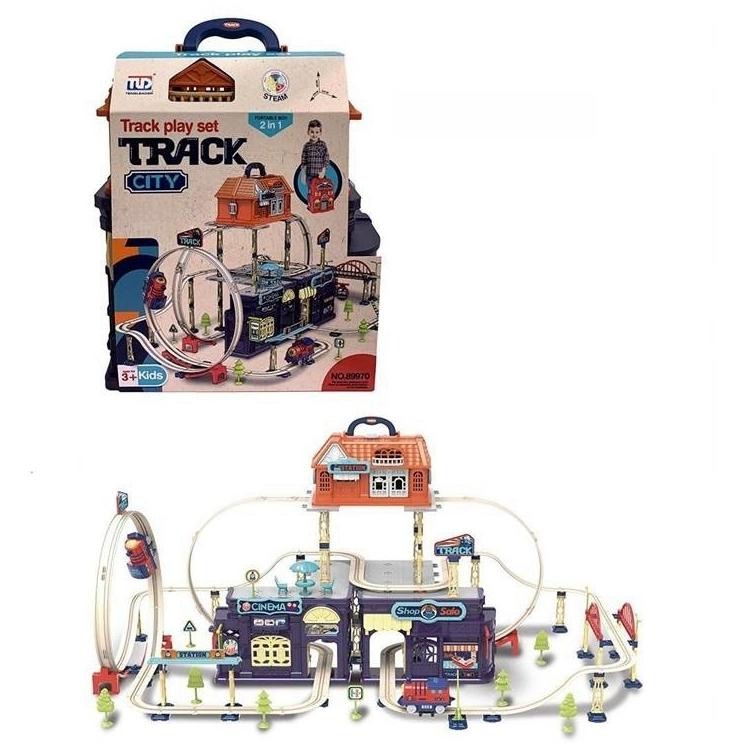 【苗栗現貨&含發票】 電動火車軌道 火車便利店 火車軌道 百變軌道 火車玩具 電動火車 禮物-細節圖9