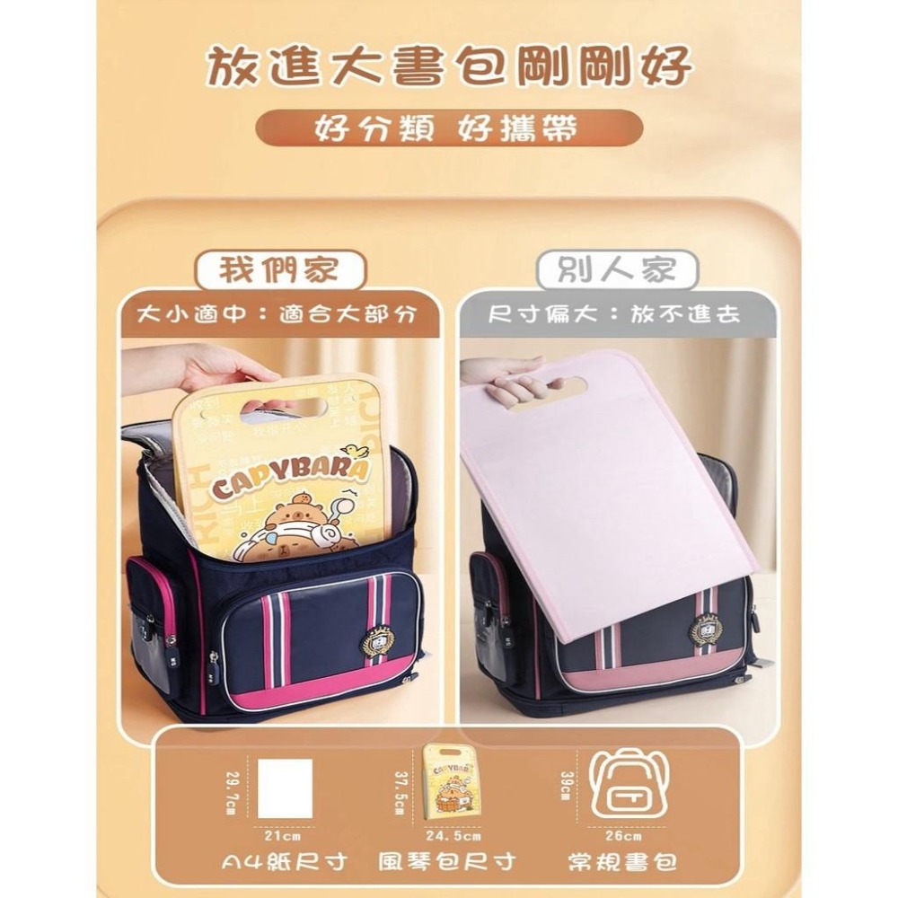 【苗栗現貨&含發票】 卡皮巴拉 風琴夾 考卷夾 國小考卷夾 國小資料夾 小學考卷夾 小學資料夾 小學收納 文件夾 收納夾-細節圖8