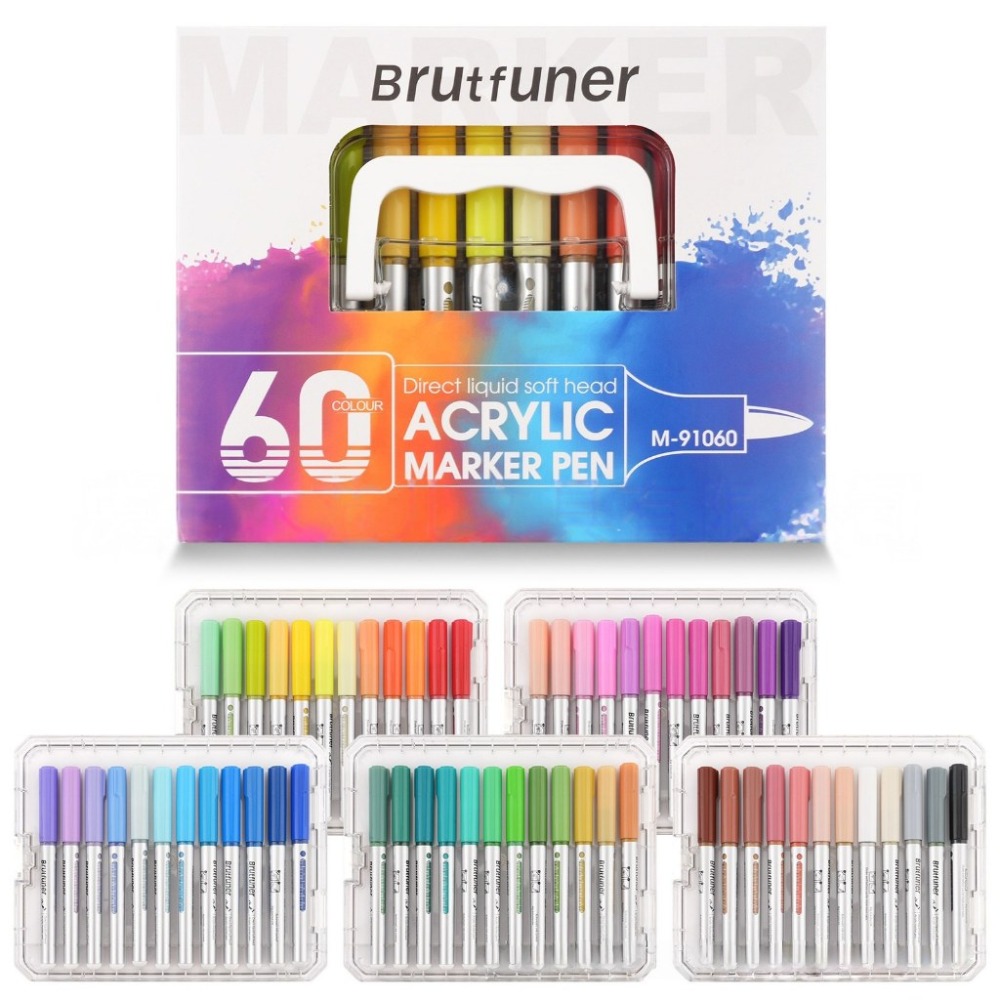 Brutfuner x Touchmark 丙烯馬克筆 壓克力筆 直液丙烯筆 麥克筆 專業馬克筆-規格圖9