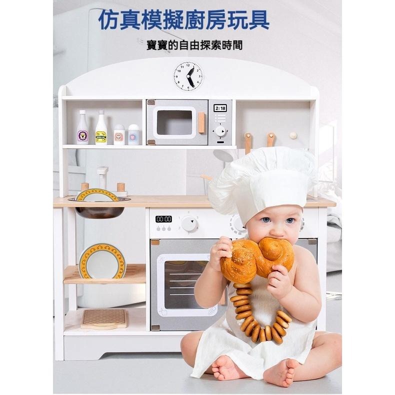 【苗栗現貨&含發票】 木製仿真廚房 仿真廚房 家家酒 過家家 廚房玩具 迷你廚房 家家酒玩具 木製玩具-細節圖4