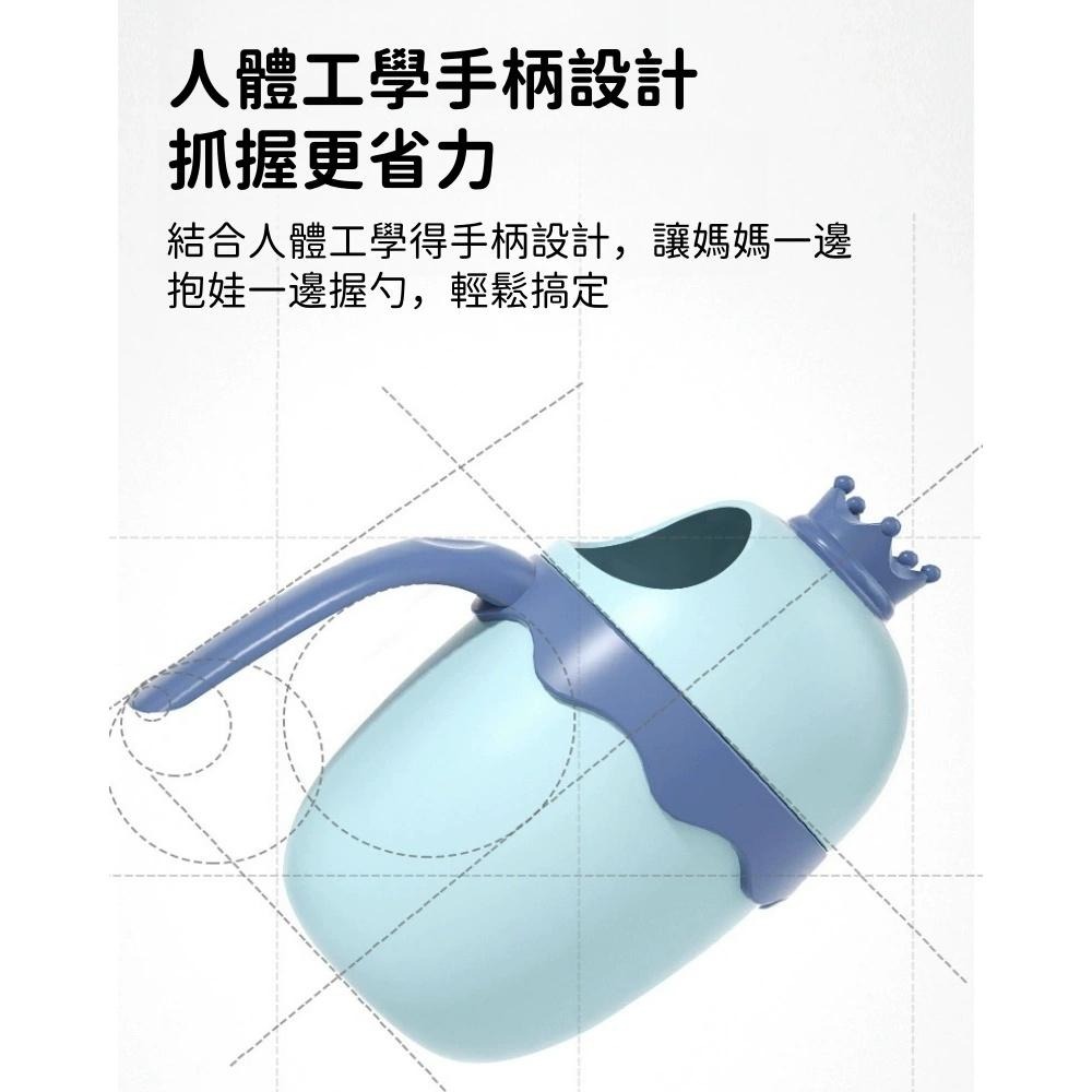 【苗栗現貨&含發票】 水勺 洗頭杯 洗頭水勺 500ml大容量 雙排孔排水 加大注水口 皇冠造型 沐浴好幫手 洗頭輔助-細節圖5