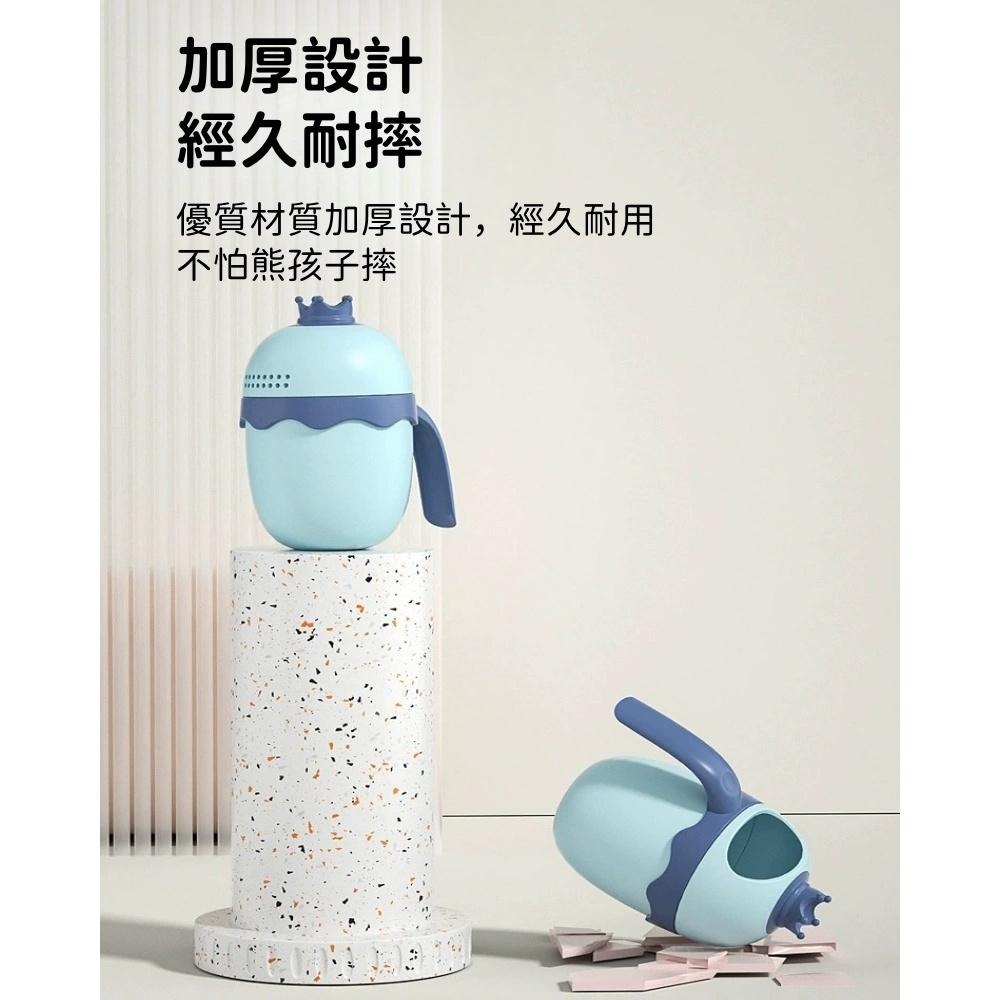 【苗栗現貨&含發票】 水勺 洗頭杯 洗頭水勺 500ml大容量 雙排孔排水 加大注水口 皇冠造型 沐浴好幫手 洗頭輔助-細節圖6