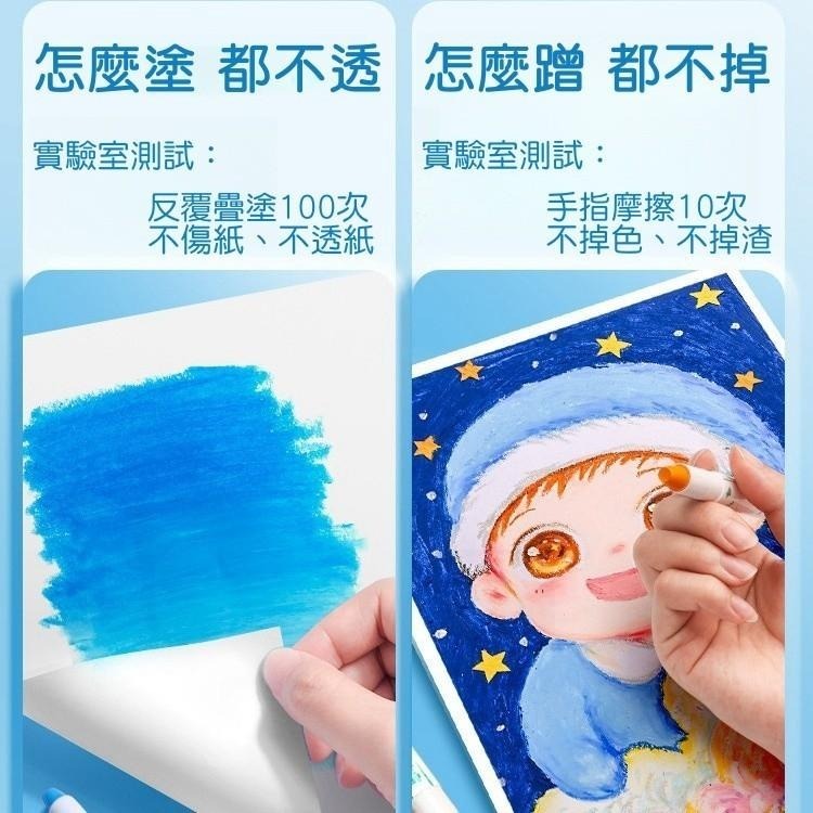 【苗栗現貨&含發票】 兒童蠟筆 可水洗 著色筆 彩色蠟筆 絲滑蠟筆 旋轉蠟筆 水彩蠟筆 牛奶蠟筆 筆桿蠟筆-細節圖4