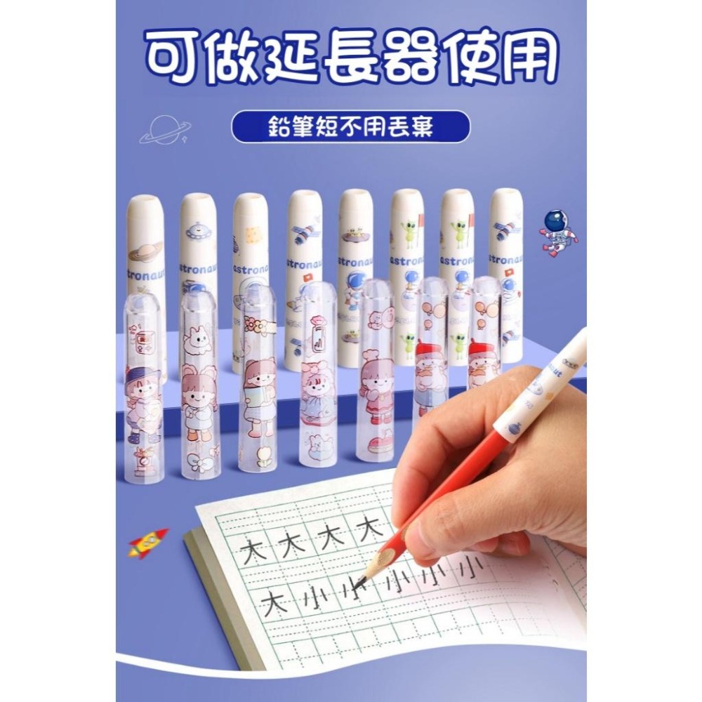 【苗栗現貨&含發票】 卡皮巴拉 三角鉛筆 筆蓋 延長器 鉛筆蓋 透明筆蓋 鉛筆保護 粗鉛筆蓋 鉛筆延長 安全透氣孔-細節圖4