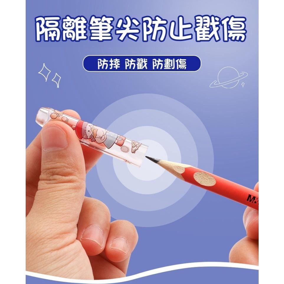 【苗栗現貨&含發票】 卡皮巴拉 三角鉛筆 筆蓋 延長器 鉛筆蓋 透明筆蓋 鉛筆保護 粗鉛筆蓋 鉛筆延長 安全透氣孔-細節圖5