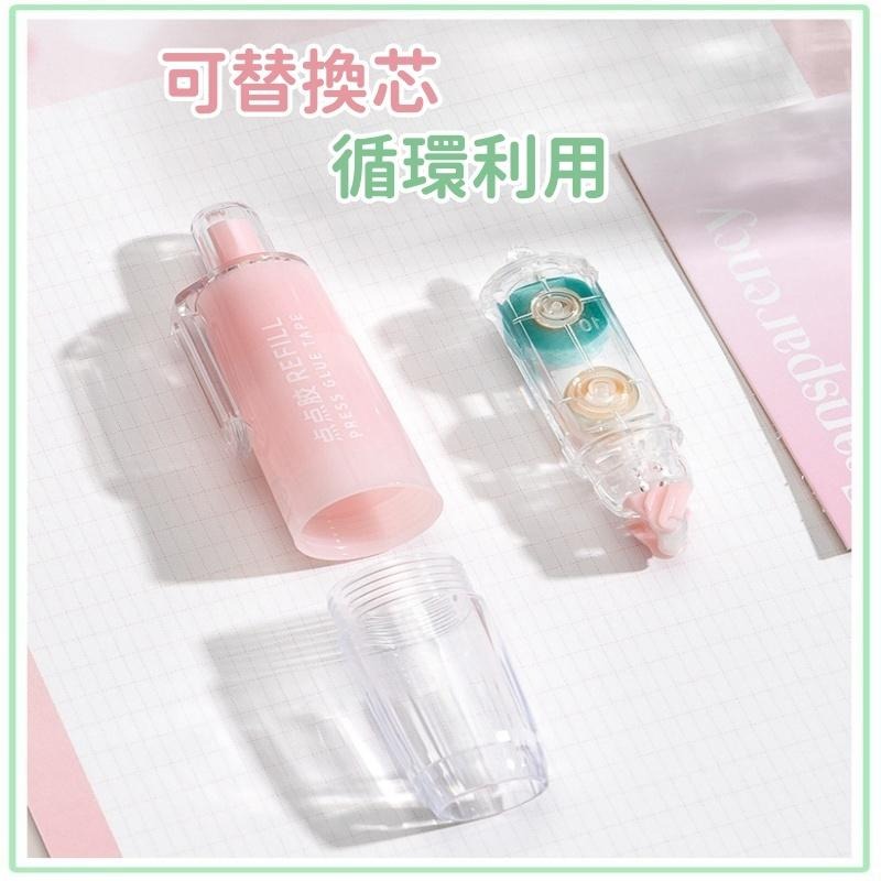 【苗栗現貨&含發票】 豆豆貼 旋轉按動點點膠 360°自動旋轉｜6mm寬帶｜可替換芯｜環保循環｜手帳製作必備｜黏錯可擦除-細節圖8