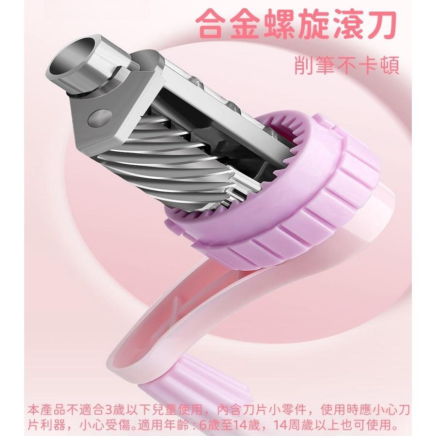 【苗栗現貨&含發票】 削鉛筆機 手搖削鉛筆機 可進筆可退筆 手動 隨機出貨 削筆 粗細調節 自動排芯 五段式 削筆機-細節圖5