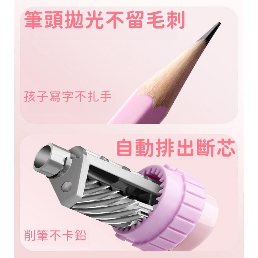 【苗栗現貨&含發票】 削鉛筆機 手搖削鉛筆機 可進筆可退筆 手動 隨機出貨 削筆 粗細調節 自動排芯 五段式 削筆機-細節圖7