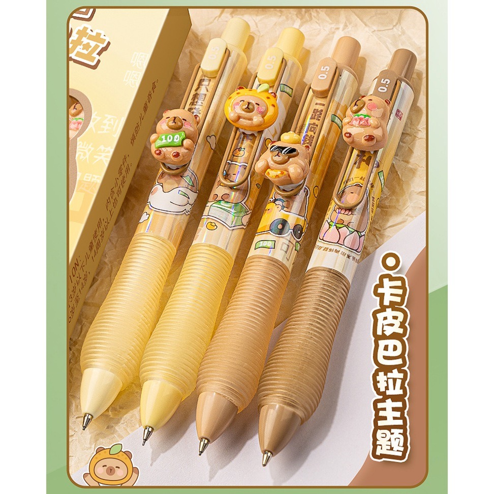 【苗栗現貨&含發票】 卡皮巴拉 自動鉛筆 小學生 國中生 獎勵品 自動筆 軟膠護墊 自動筆-規格圖9
