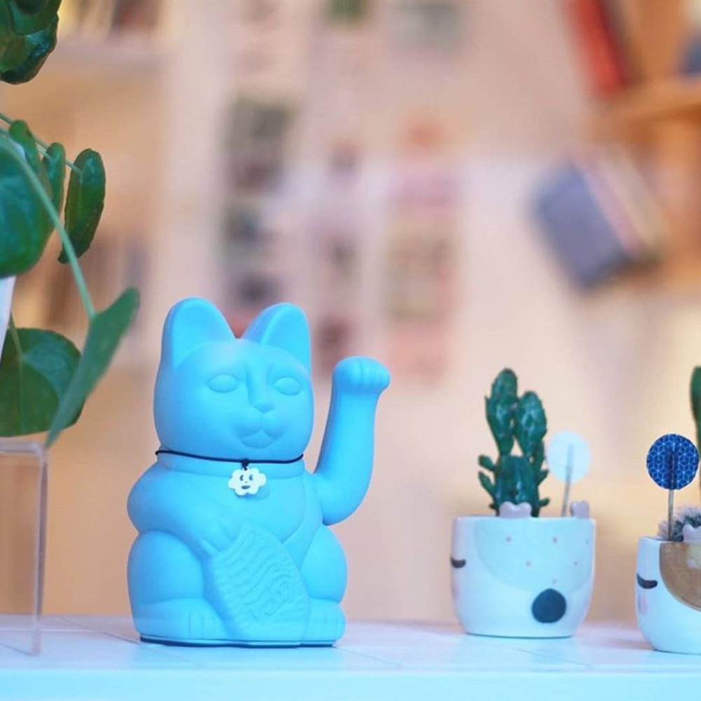 西班牙Diminuto Cielo Lucky Cats幸運繽紛自動招手招財貓-細節圖3