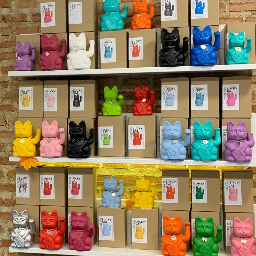 西班牙Diminuto Cielo Lucky Cats幸運繽紛自動招手招財貓-細節圖5