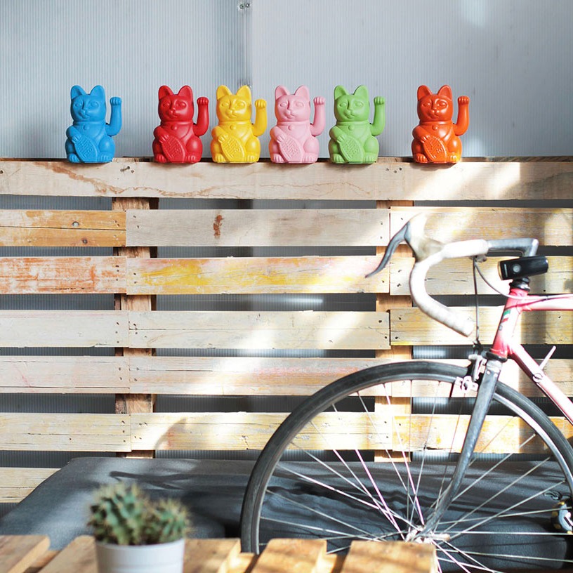 西班牙Diminuto Cielo Lucky Cats幸運繽紛自動招手招財貓-細節圖7