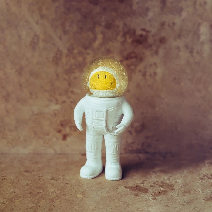 Donkey 造型水晶球 SMILEY 50週年聯名款-笑臉太空人款-細節圖2