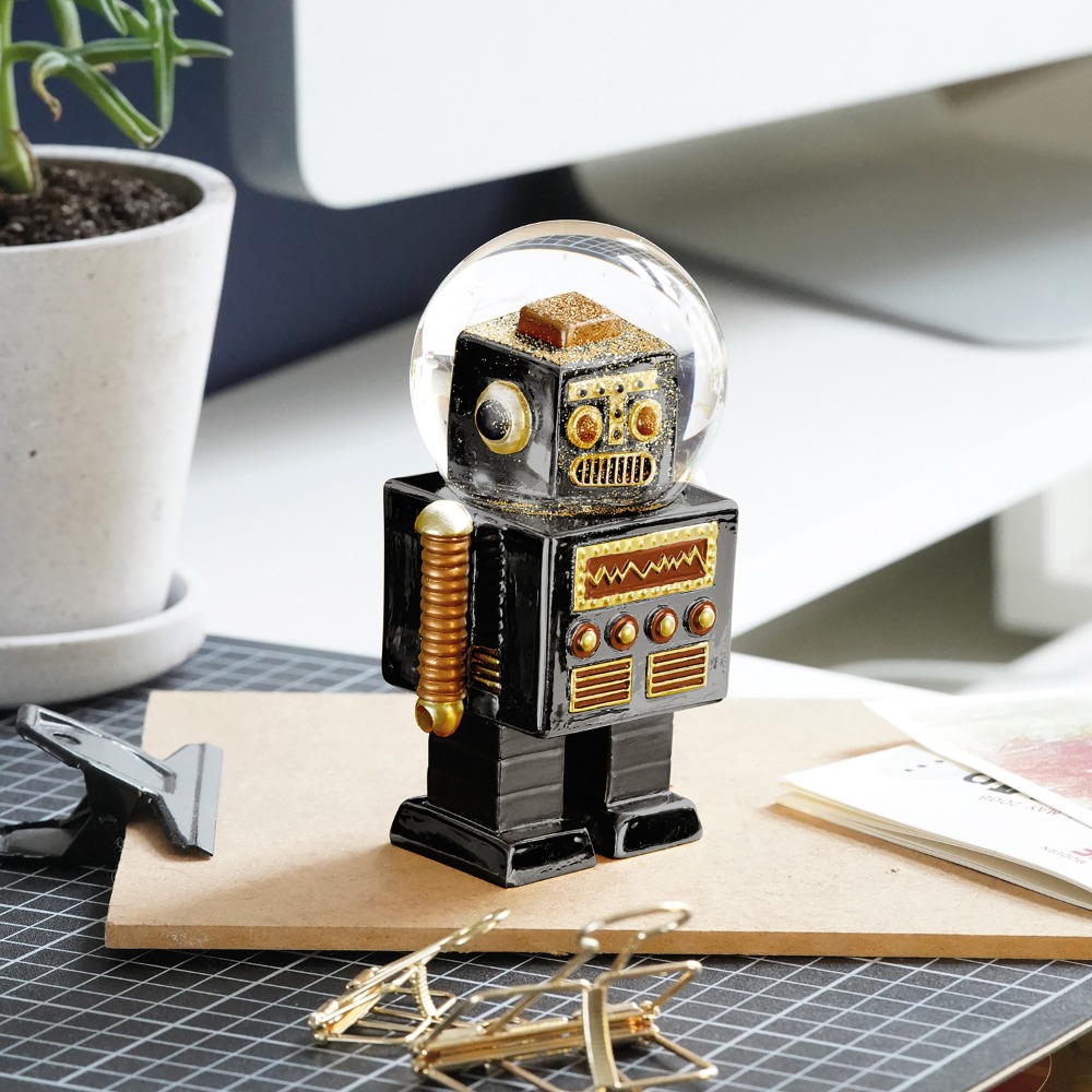 德國 DONKEY 機器人水晶球擺飾-細節圖2