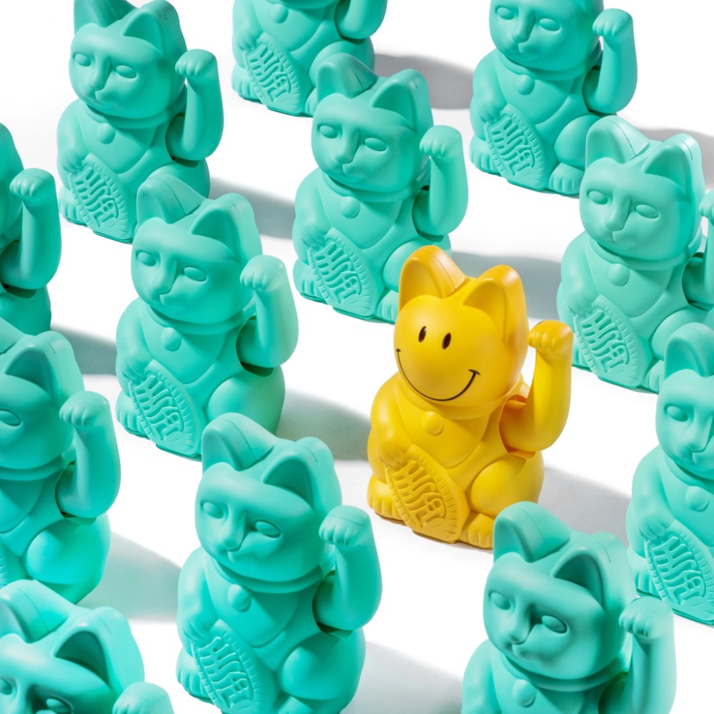 德國DONKEY Lucky Cats 幸運繽紛招財貓 笑臉特別款-細節圖2