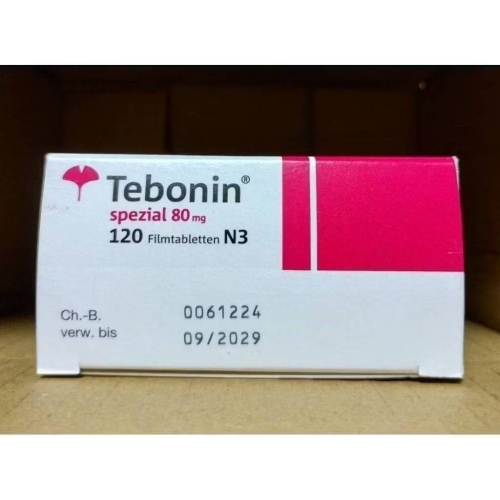 現貨 德國銀杏 Tebonin 80mg 120顆 銀杏