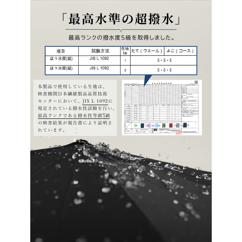 「日本原裝進口」KIZAWA抗強風自動傘‧日本專利8骨強結構 超潑水纖維 大傘面-細節圖8