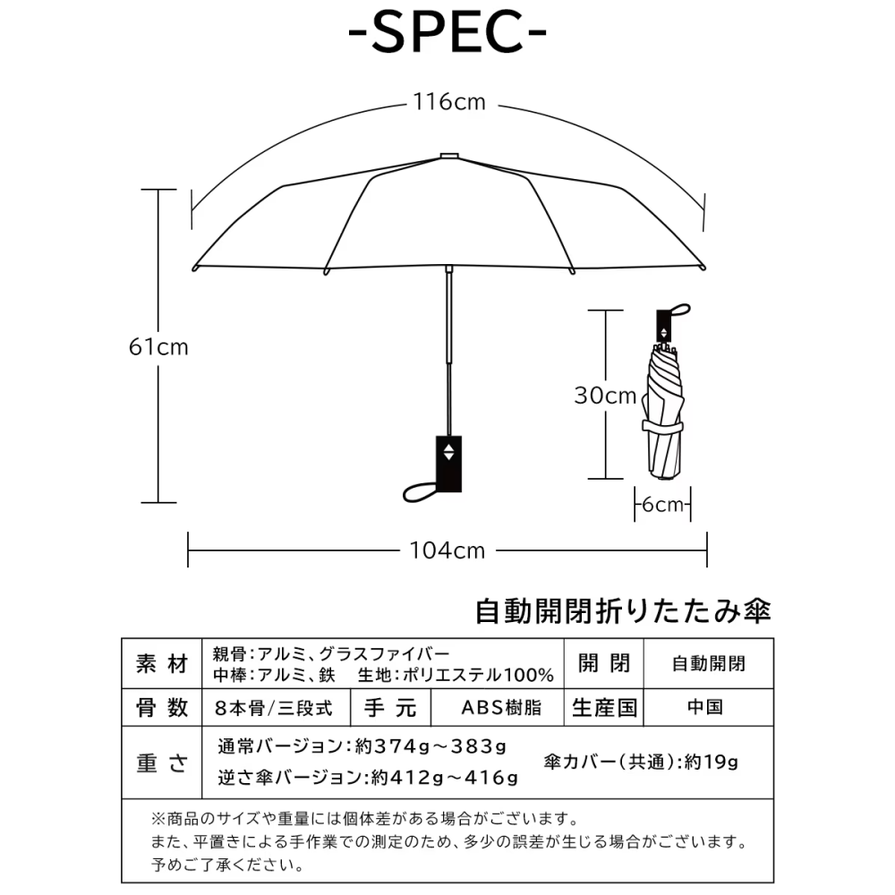 「日本原裝進口」KIZAWA抗強風自動傘‧日本專利8骨強結構 超潑水纖維 大傘面-細節圖10