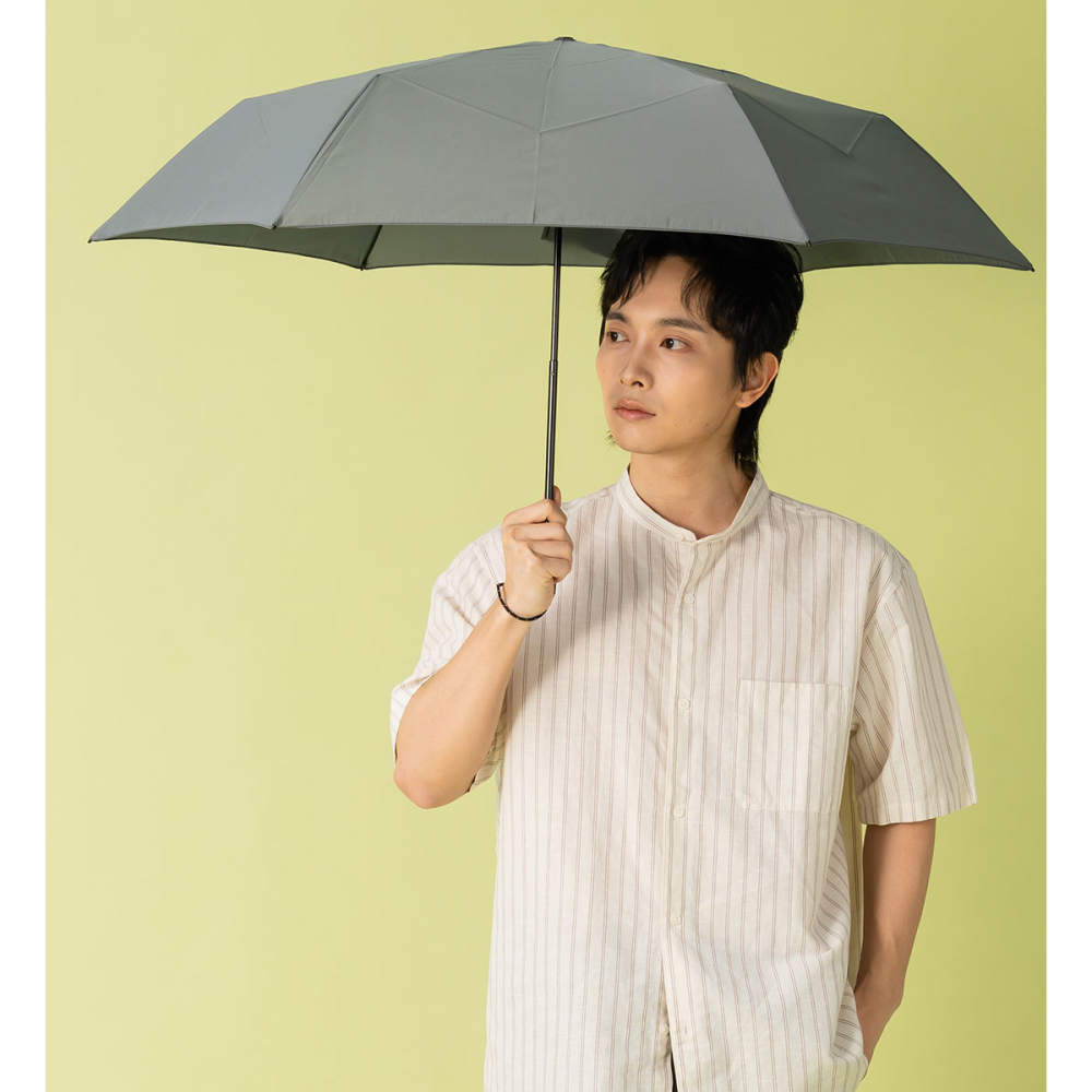 「日本原裝進口」KIZAWA超輕量定型好收摺疊傘‧Selfold系列 日本定型工藝 超撥水 附登山扣-細節圖2