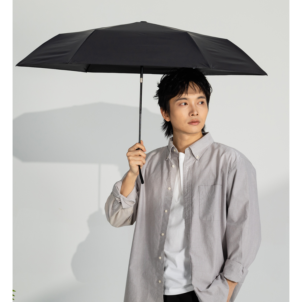 「日本原裝進口」KIZAWA超輕量都會自動傘‧日本專利 晴雨兩用 附登山扣-細節圖5