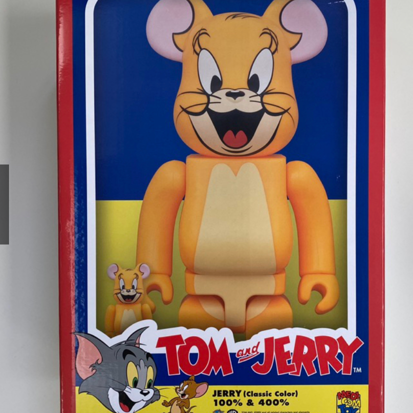 〖日本代購現貨〗BE@RBRICK湯姆與傑利100%＆400% 庫柏力克熊 積木熊｜湯姆貓與傑利鼠-細節圖6