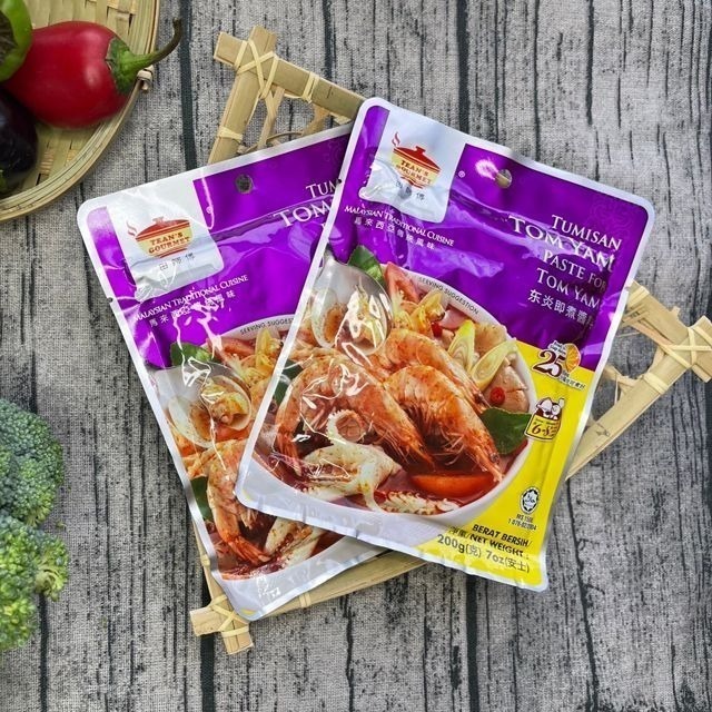 《田師傅》東炎/冬蔭（泰式酸辣湯）即煮醬料 （200公克/包）-細節圖5