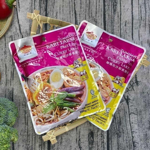 《田師傅》咖哩叻沙即煮醬料 （200公克/包）-細節圖5