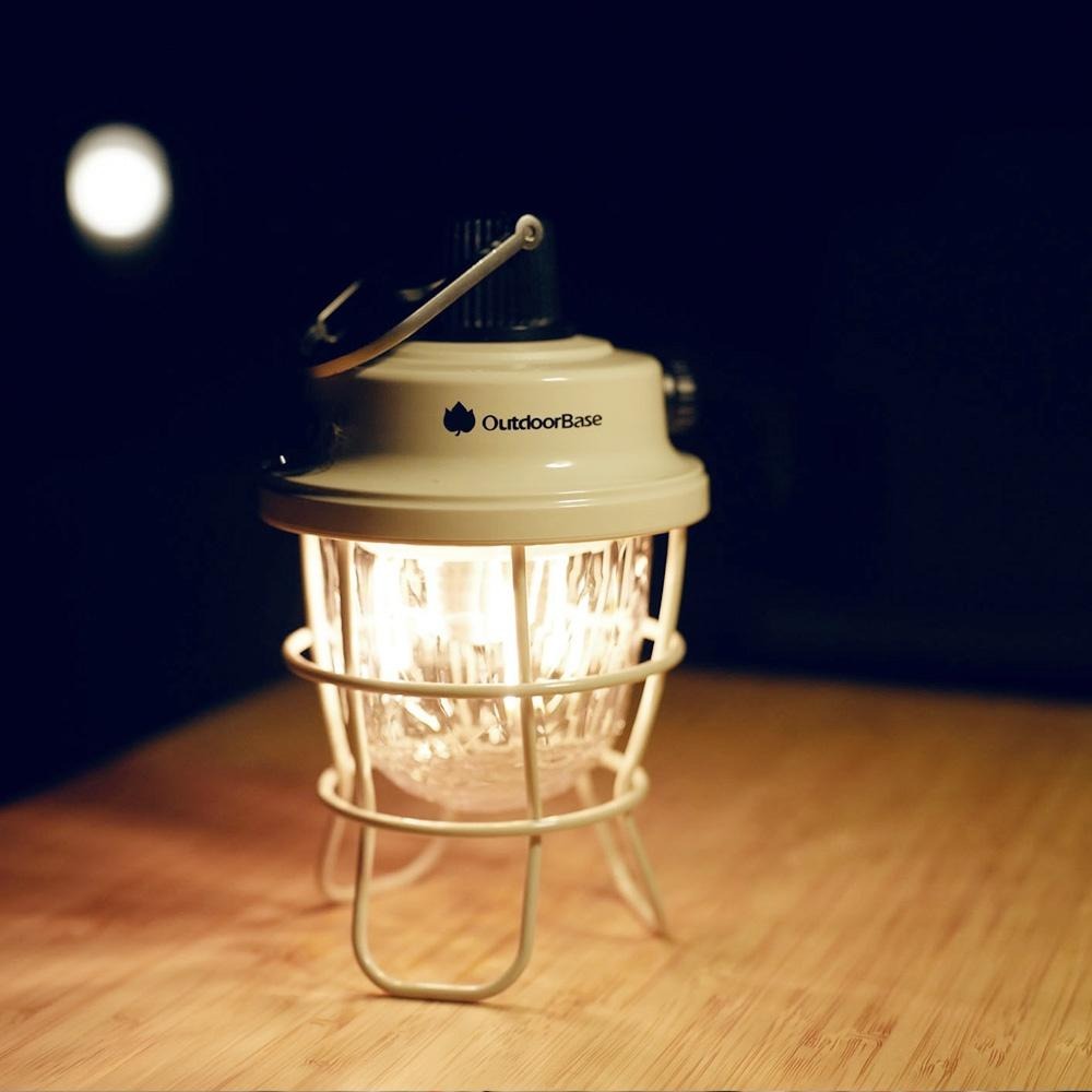 日野戶外~【OutdoorBase】精靈球燈 400高流明光源 露營燈 5000mah電容量  IPX5防水等 燈具釣魚-細節圖6