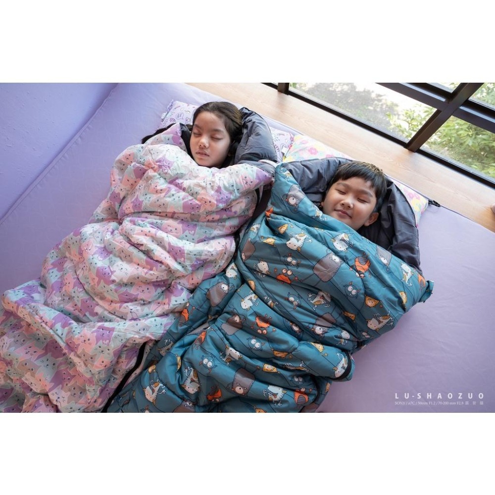 日野戶外~野放 wildfun 輕巧舒適童趣款系列 露營 睡袋 卡通睡袋 午睡 童趣睡袋  兒童睡袋 住宿 野營 台灣製-細節圖5