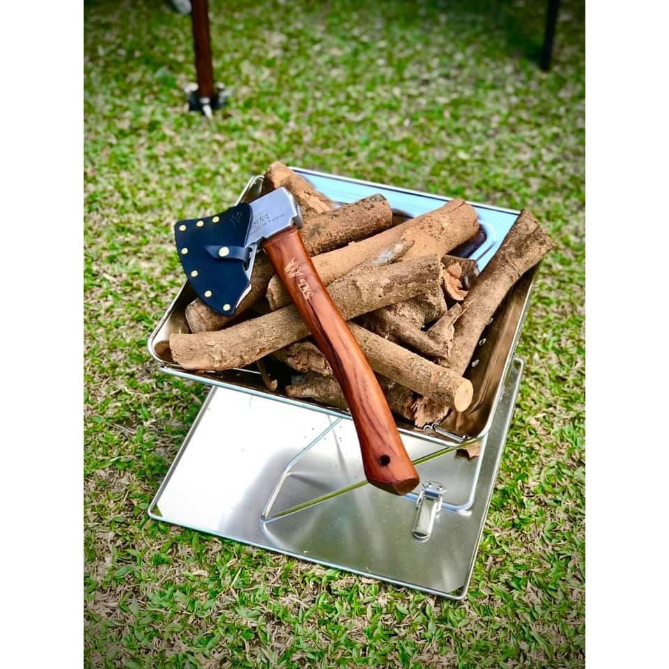 日野戶外~TKS 狂斧 斧頭 砍柴 劈柴 露營 野營 營火 生火 烤肉 起火 砍木 砍柴 不鏽鋼斧頭-細節圖3