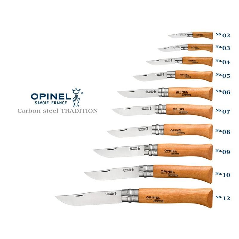 日野戶外~OPINEL No.09 碳鋼折刀/櫸木刀柄 OPI_ 113090 法國刀 露營 野炊 登山 釣魚 黒錆加工-細節圖4