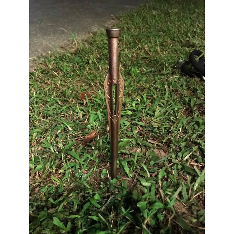 日野戶外~TKS 石中劍 25cm 營釘 石中劍營釘 tk fs 露營 不鏽鋼釘 銅色營釘 天幕 帳篷 野營 台灣製-細節圖3